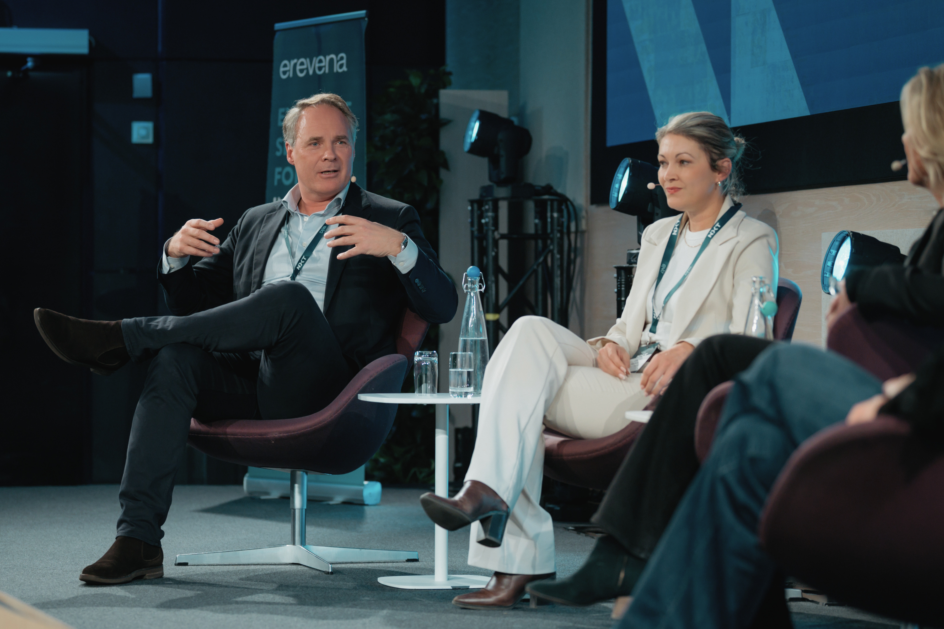 Erevena panel during Oslo Innovation week, moderated by Martin Falch, Partner at Erevena